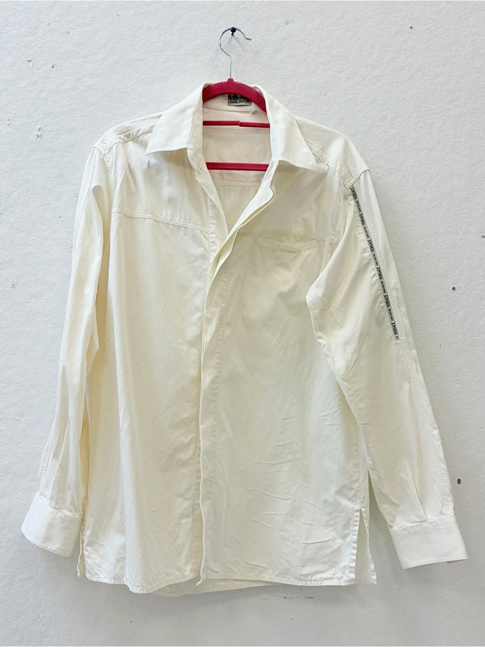 Versace size M off-white Button-Up Shirt Jacket